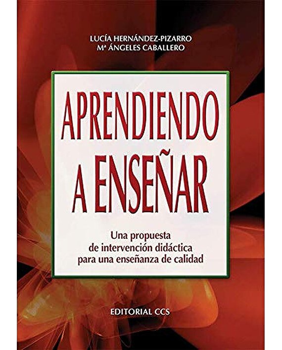 Portada del libro Aprendiendo a enseñar, de María de los Ángeles Caballero Hernández-Pizarro