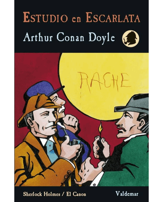 Portada del libro Estudio en escarlata, de Arthur Conan Doyle