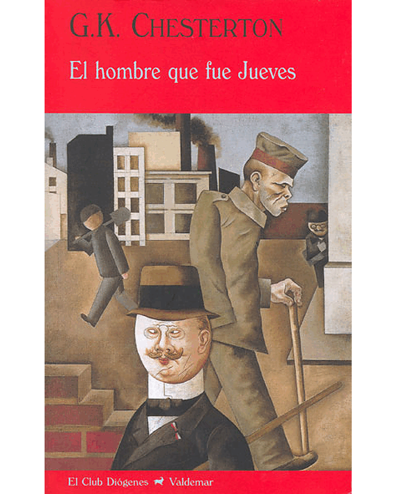 Portada del libro El hombre que fue jueves, de G. K. Chesterton