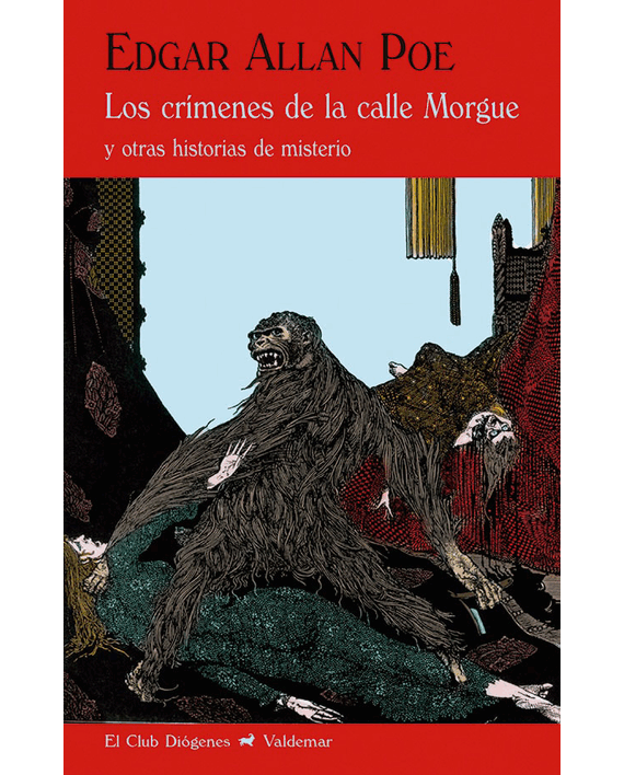 Portada del libro Los crímenes de la calle Morgue, de Edgar Allan Poe