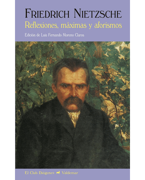 Portada del libro Reflexiones, máximas y aforismos, de Friedrich Nietzsche